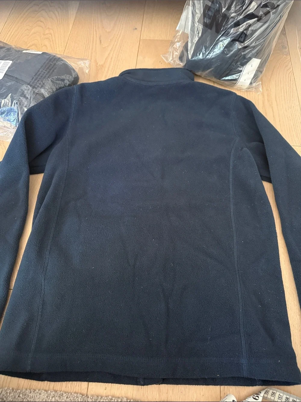Lands' End Deep Navy Fleece Pullover